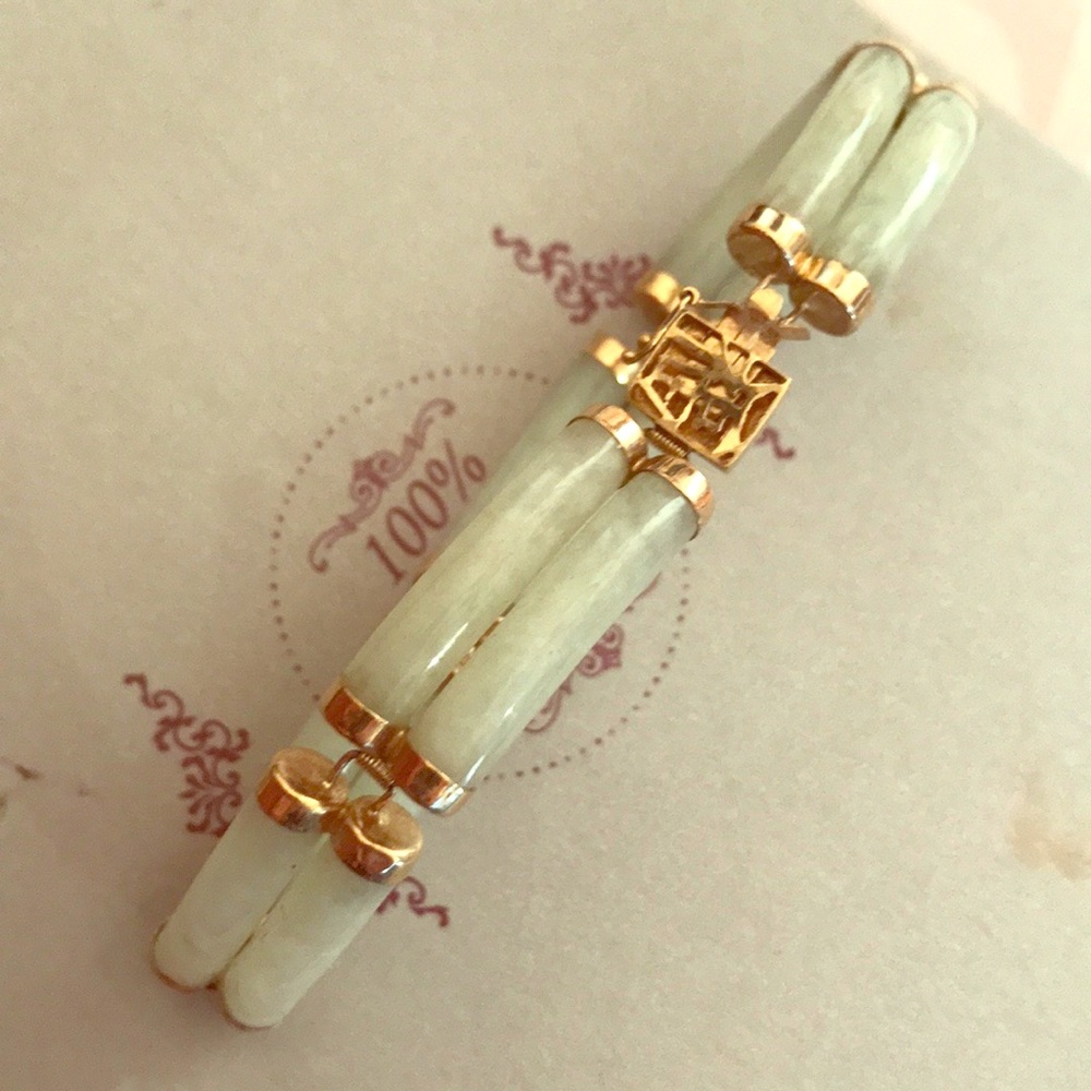 Vintage Jade Bracelet